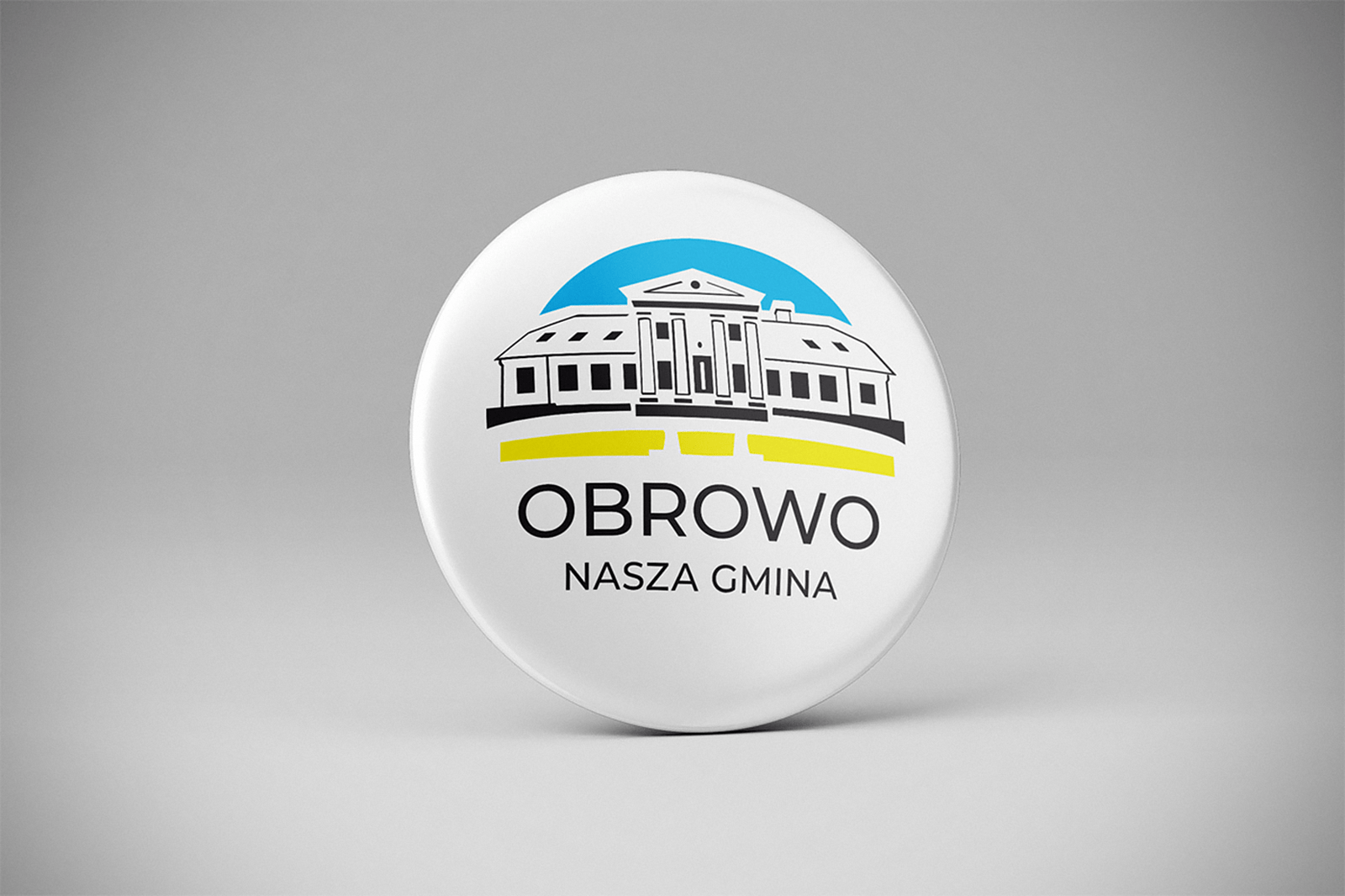 Gmina Obrowo logo na przypince