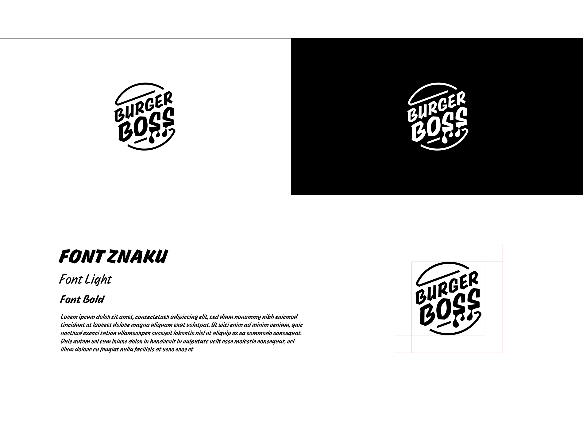 Burger Boss logo logotyp