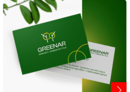 Greenar logo i branding