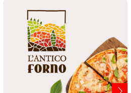 L'Antico Forno logo i branding