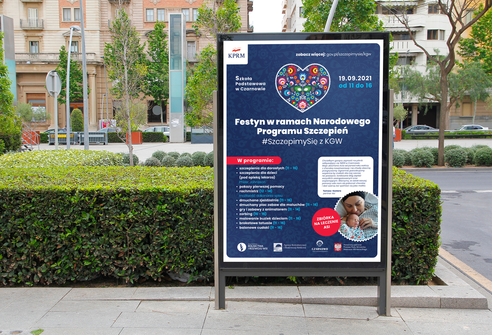 czarnowo-plakat kgw czarnowo logo dla koła gospodyń wiejskich