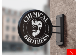 Chemical Brothers logo i branding