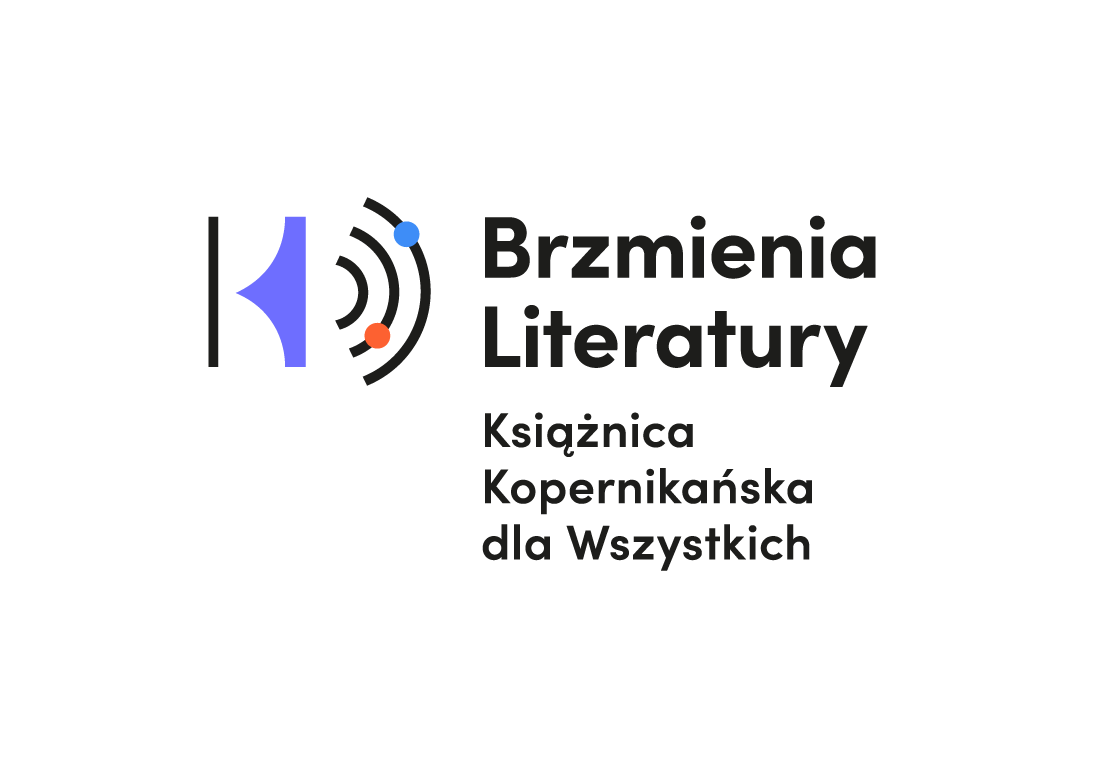 logo Brzmienia Literatury dla Książnicy Kopernikańskiej
